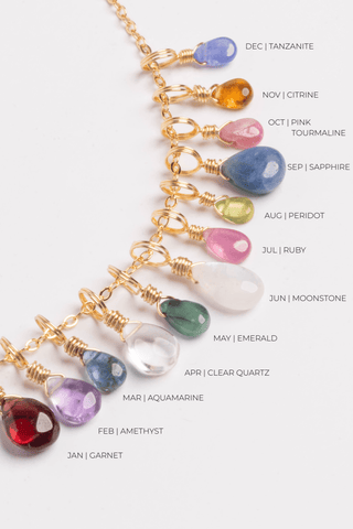 Citrine Droplet - November Birthstone