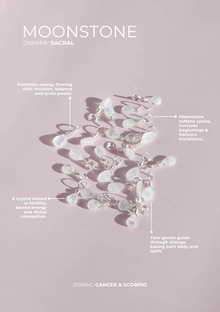 Moonstone Droplet - June Birthstone