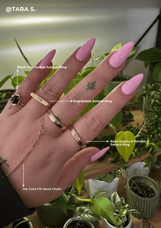 Hand Chain - 14k Gold Fill 7-8" length