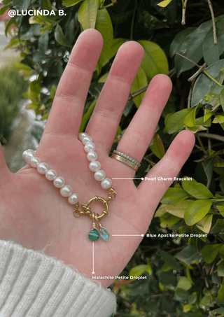 Blue Apatite Petite Droplet