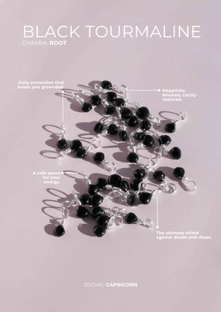 Black Tourmaline Droplet