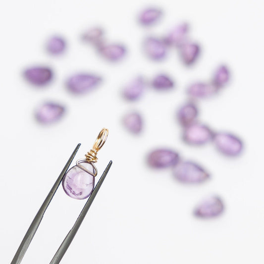 Amethyst Droplet - February Birthstone