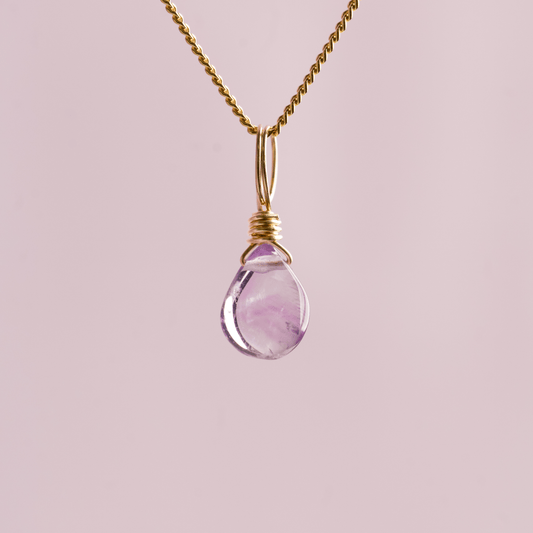 Amethyst to Calm Your Mind - Crystal Charm
