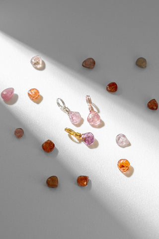 Pink Spinel Petite Droplet