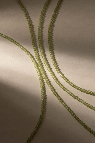 Peridot Beaded Necklace
