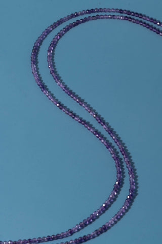 Amethyst Beaded Bracelet