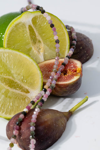 Mixed Tourmaline Beaded Bracelet