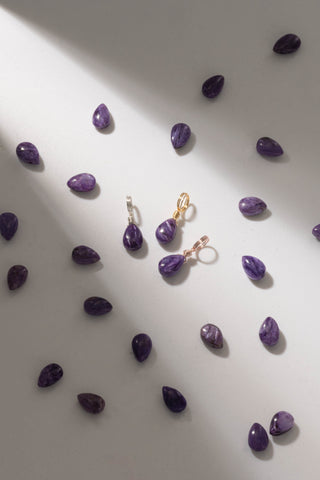 Russian Charoite Droplet