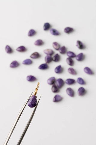 Russian Charoite Droplet