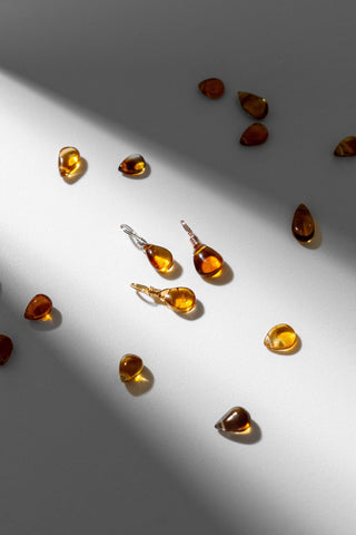 Citrine Droplet - November Birthstone