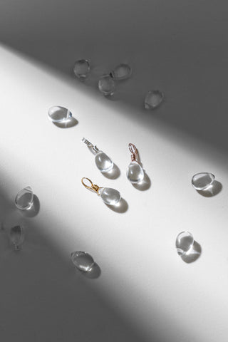 Clear Quartz Droplet - April Birthstone