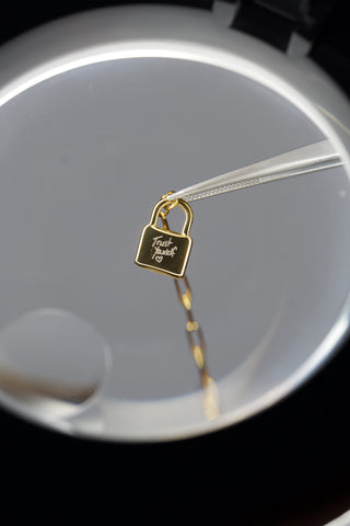 Forever Yours Lariat Necklace - Engravable, 18k PVD Gold