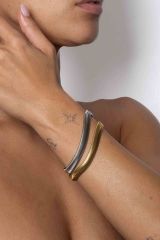 Bold Herringbone Bracelet