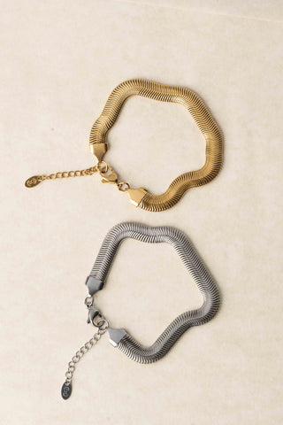 Bold Herringbone Bracelet