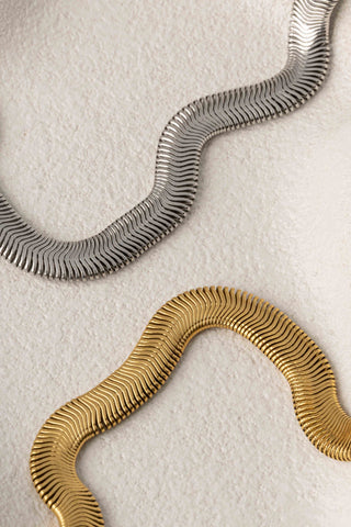 Bold Herringbone Bracelet