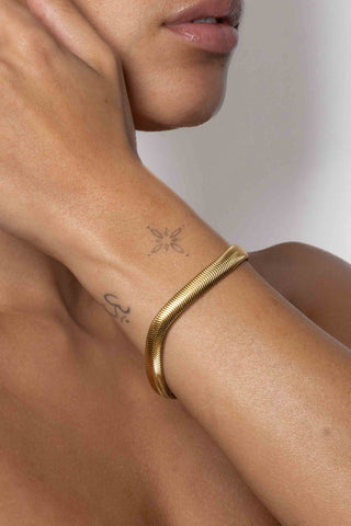 Bold Herringbone Bracelet