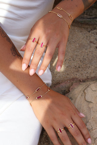 Blush Morganite Bracelet