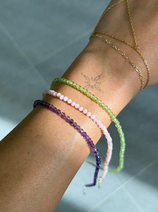 Peridot Beaded Bracelet