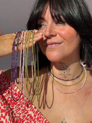 Peridot Beaded Necklace