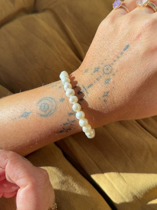 Pearl Charm Bracelet