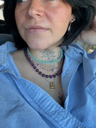 Amazonite Beaded Necklace