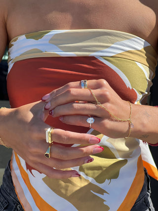 Hand Chain - 14k Gold Fill 7-8" length