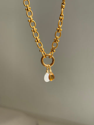 Citrine Droplet - November Birthstone