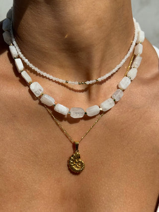 Moonstone Beaded Necklace