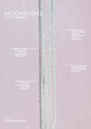 Moonstone Beaded Necklace