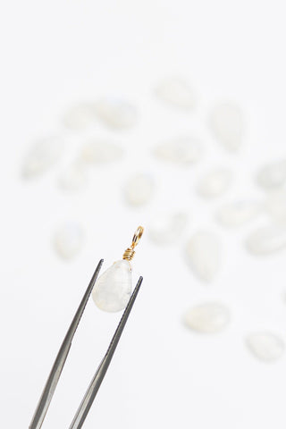 Moonstone Droplet - June Birthstone