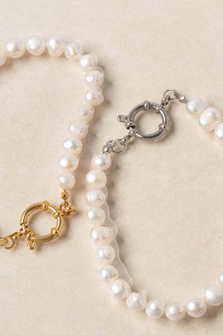 Pearl Charm Bracelet