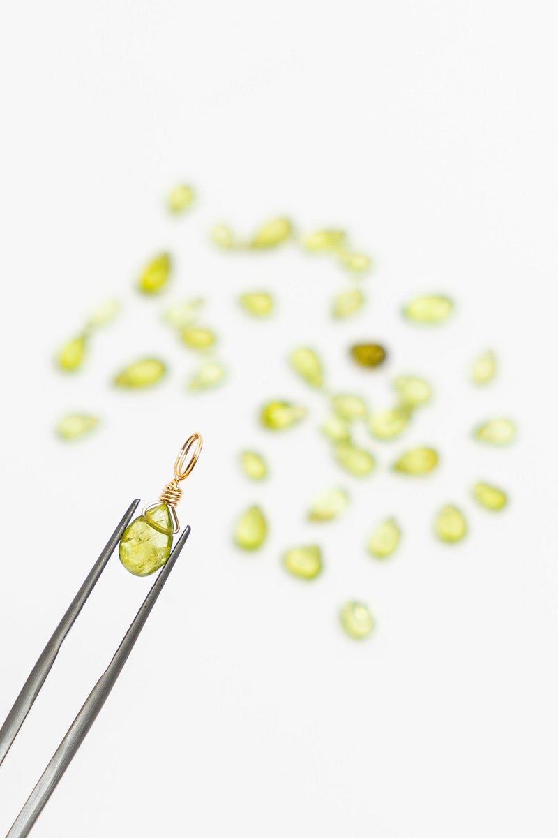 Peridot Petite Droplet - August Birthstone