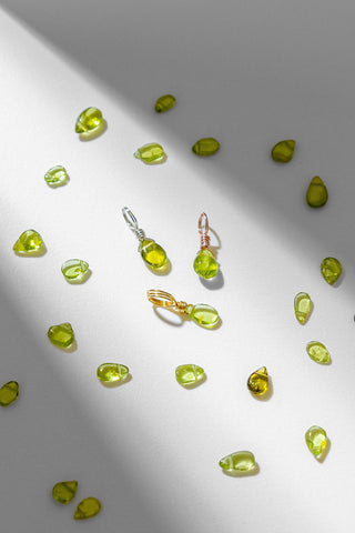 Peridot Petite Droplet - August Birthstone