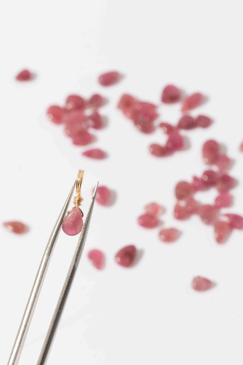 Ruby Droplet - July Birthstone