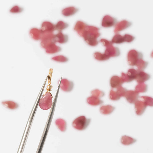 Ruby Droplet - July Birthstone