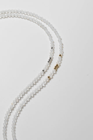 Moonstone Beaded Necklace