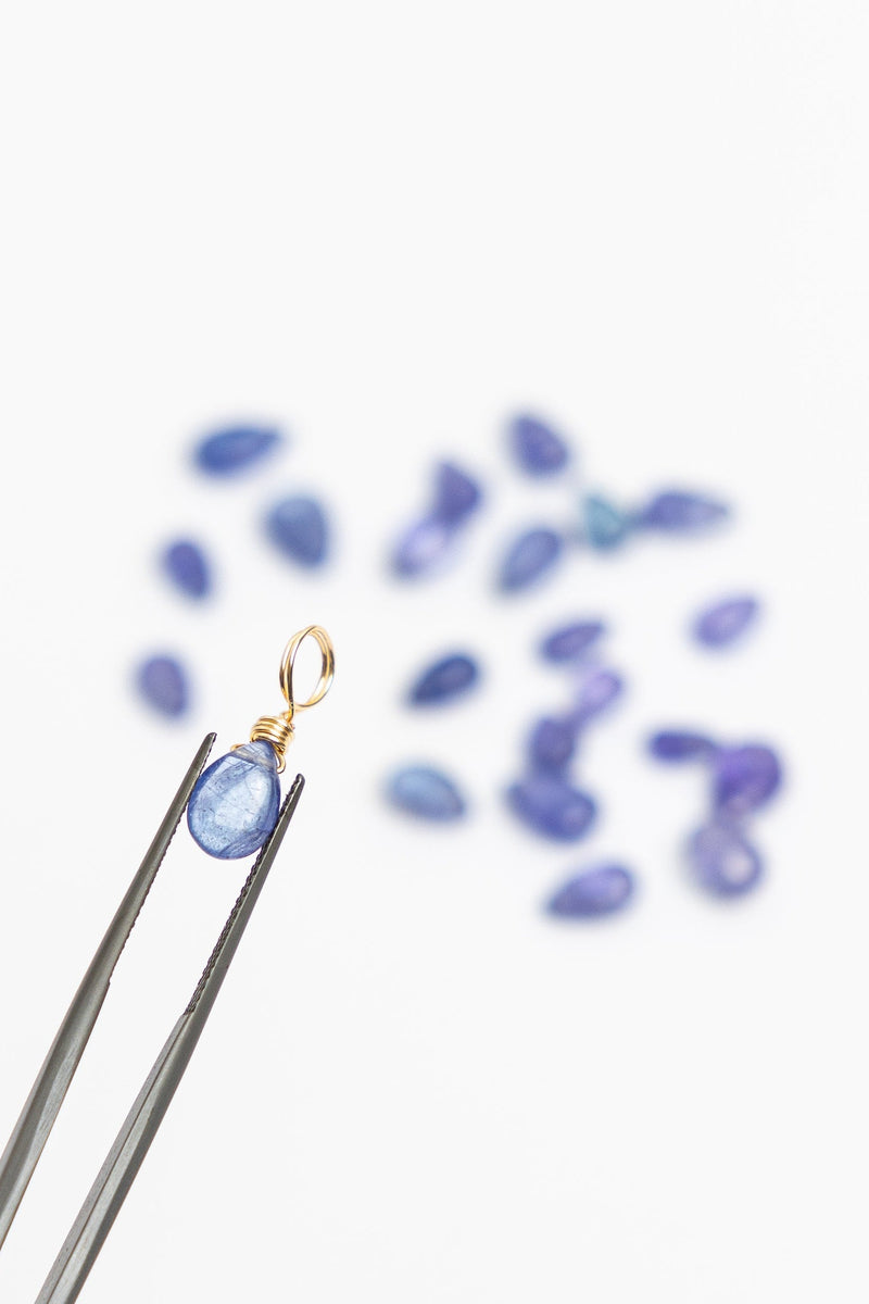 Tanzanite Droplet - December Birthstone