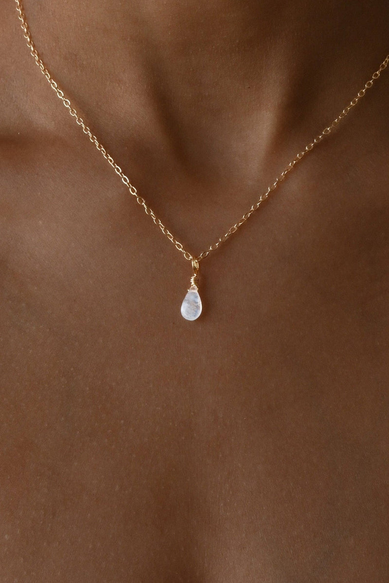 Moonstone Droplet - June Birthstone