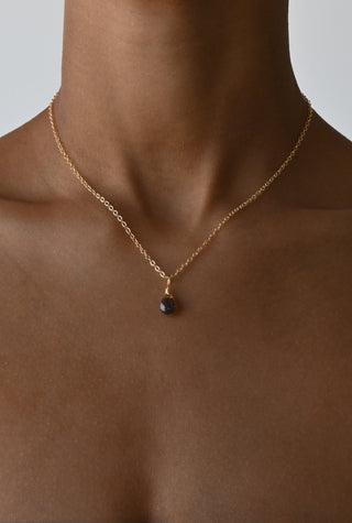 Smoky Quartz Droplet