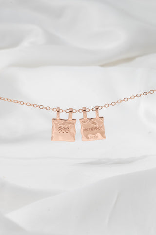 14K ROSE GOLD PLATED