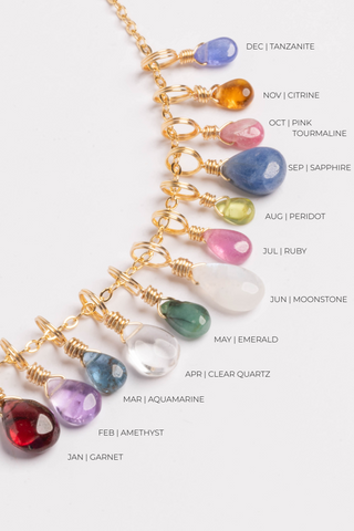 Ruby Droplet - July Birthstone