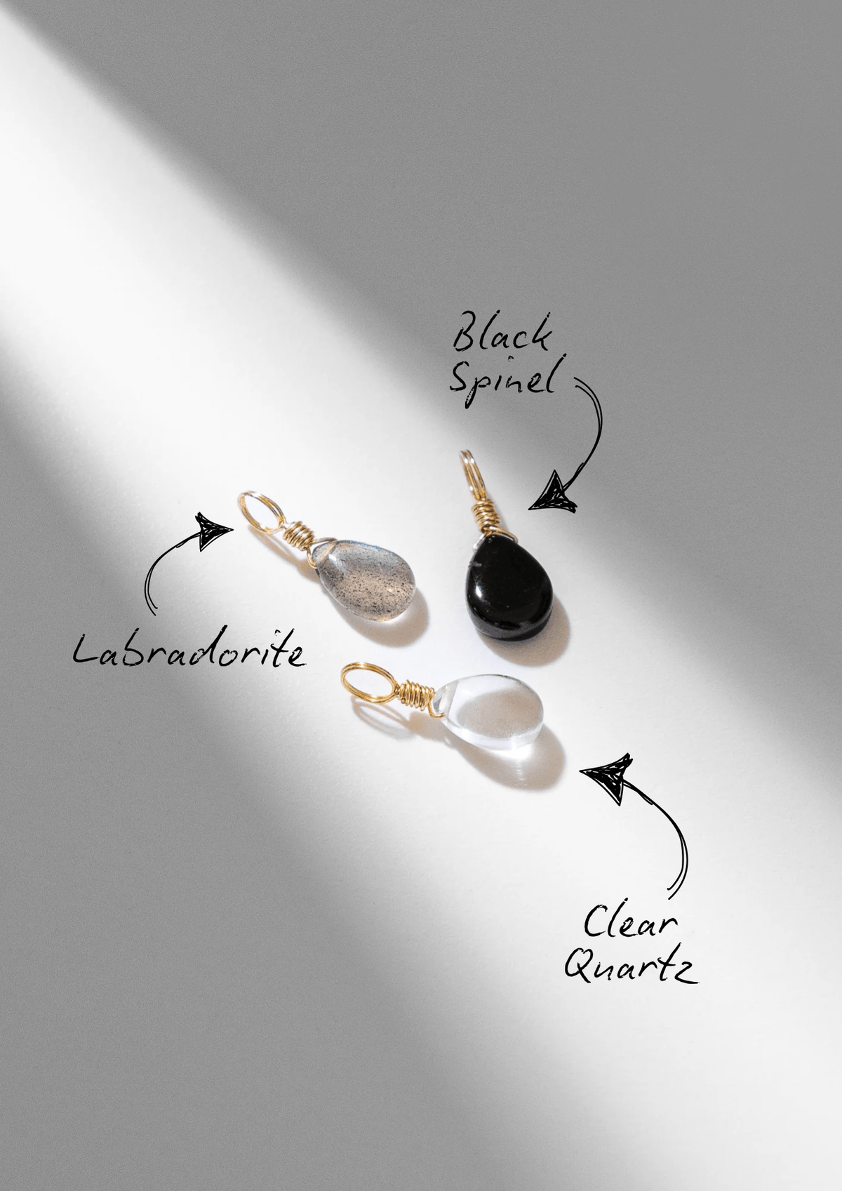 Energy Protection 3 x Crystal Charm Bundle