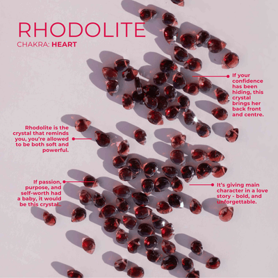 Rhodolite Petite Droplet