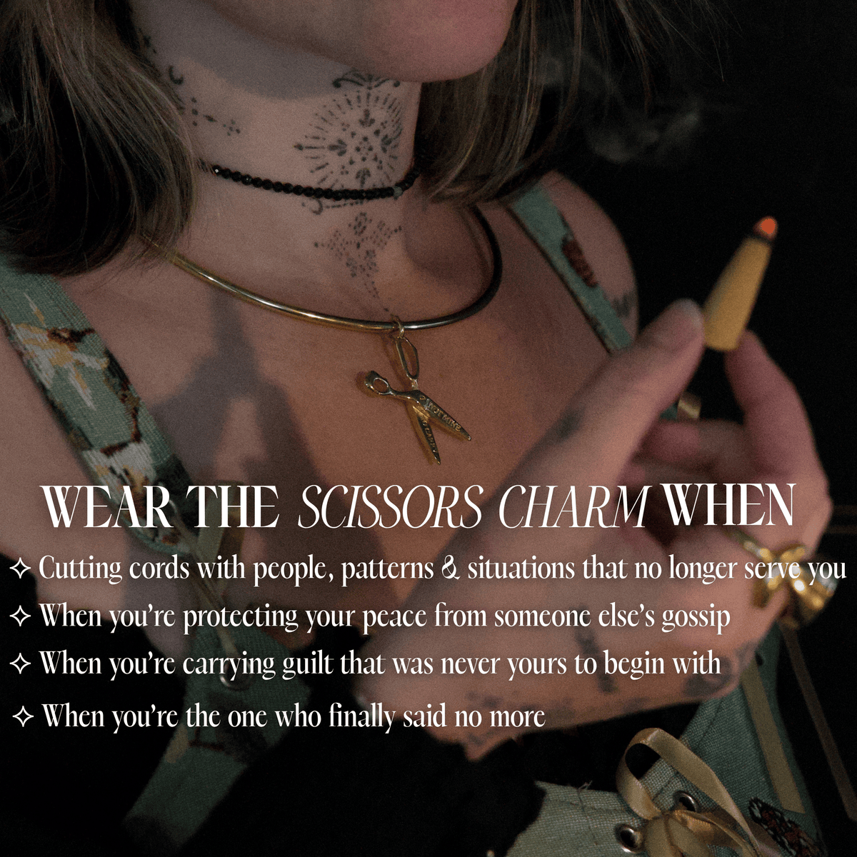 Scissors Charm