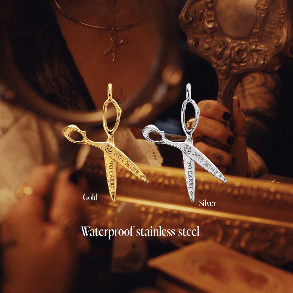 Scissors Charm