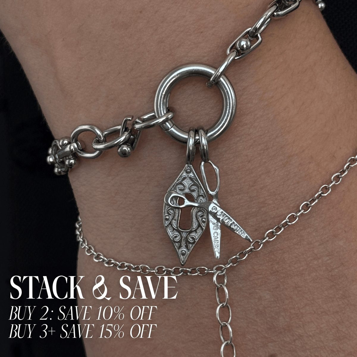 Scissors Charm