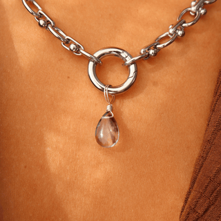 Rainbow Fluorite for Less Overthinking - Crystal Charm