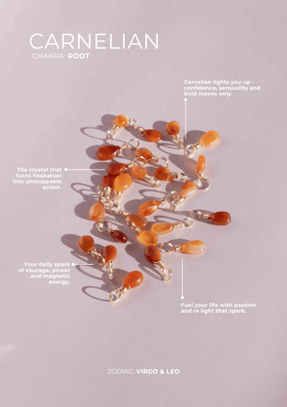 Carnelian Droplet