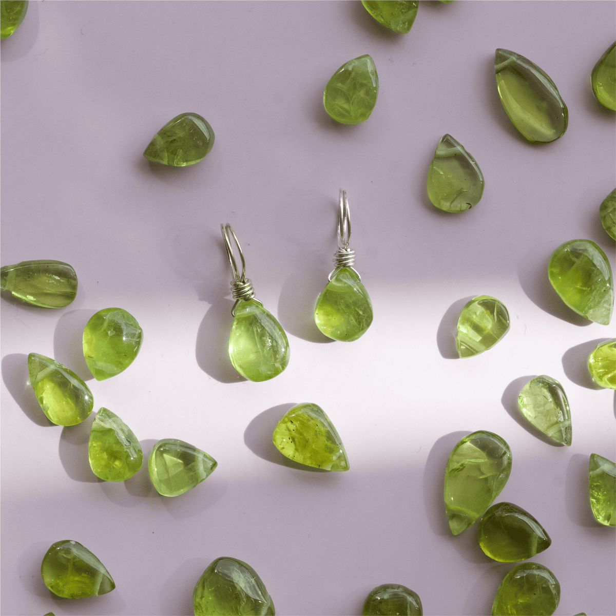 Peridot to Attract Abundance - Crystal Charm