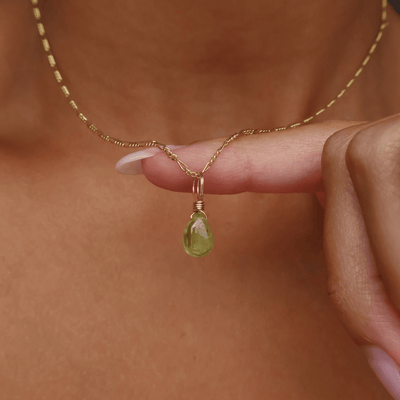 Peridot to Attract Abundance - Crystal Charm
